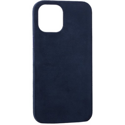 Накладка бархатная MItrifON для iPhone 12 Pro Max (6.7") без логотипа Синяя - фото 24552