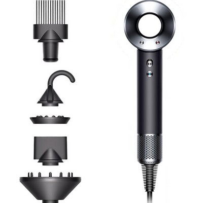 Фен Dyson Supersonic HD08 Black/Nickel, черный/никель - фото 30066