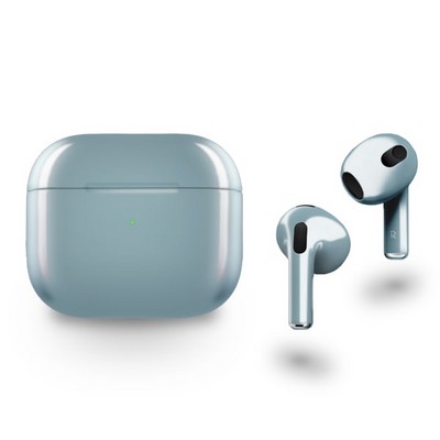 Беспроводные наушники Apple AirPods 3 Custom глянцевый, Серо-голубой - фото 30187