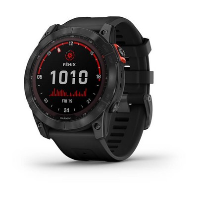 Умные часы Garmin Fenix 7X Solar Серый с черным ремешком - фото 30512