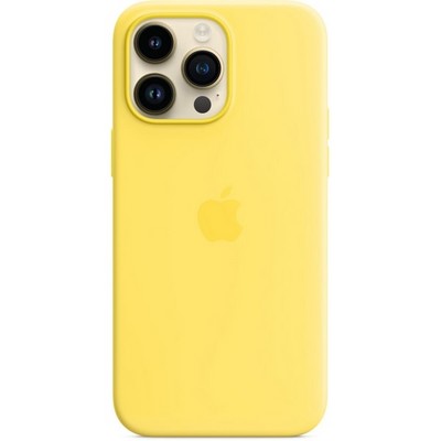 Чехол Apple iPhone 14 Pro Max Silicone MagSafe - Canary Yellow - фото 32528