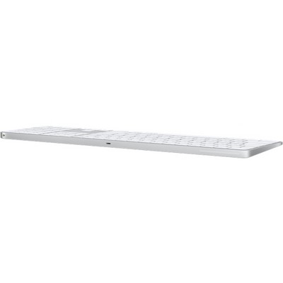 Беспроводная клавиатура Apple Magic Keyboard с Touch ID и цифровой панелью, белый - фото 33540