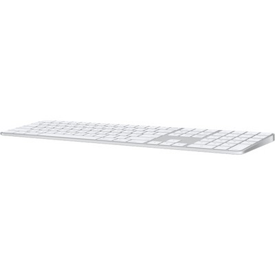 Беспроводная клавиатура Apple Magic Keyboard с Touch ID и цифровой панелью, белый - фото 33541