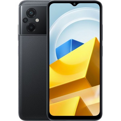 Смартфон POCO M5 4/128 ГБ, Dual nano SIM, черный - фото 34519