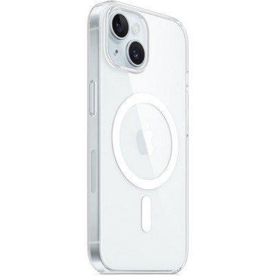 Чехол Apple iPhone 15 Clear Case With MagSafe прозрачный - фото 35623