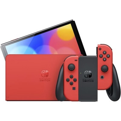 Игровая консоль Nintendo Switch OLED 64GB Mario Red Edition - фото 36288