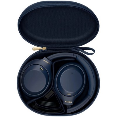 Беспроводные наушники Sony WH-1000XM4, синий - фото 38140