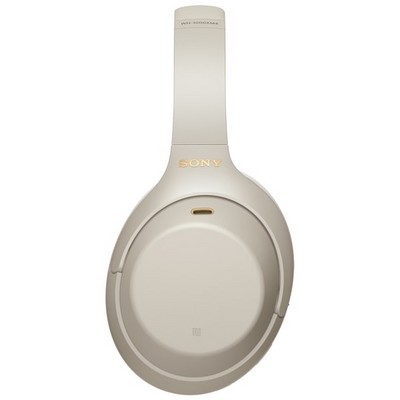 Беспроводные наушники Sony WH-1000XM4, серебристый - фото 38143