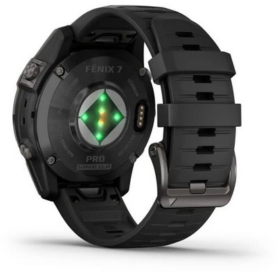 Умные часы Garmin Fenix 7 Pro Sapphire Solar Carbon Grey 010-02777-11 - фото 39020