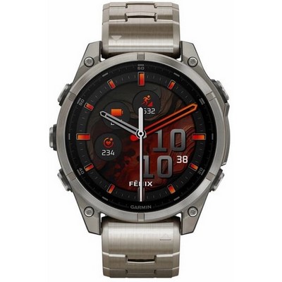 Умные часы Garmin Fenix 8 47mm Amoled Sapphire Titanium Graphite 010-02904-40 - фото 42104
