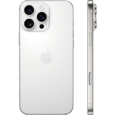 Смартфон Apple iPhone 16 Pro Max 256 ГБ dual-SIM, белый титан - фото 42445
