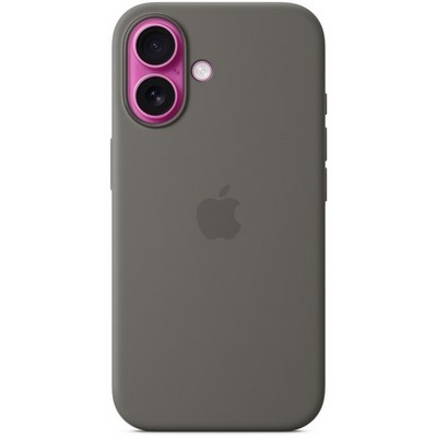 Чехол Apple iPhone 16 Silicone Case with MagSafe – Stone Gray - фото 42951