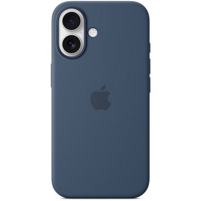 Чехол Apple iPhone 16 Silicone Case with MagSafe – Denim - фото 43047