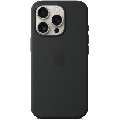 Чехол Apple iPhone 16 Pro Silicone Case with MagSafe – Black - фото 43007