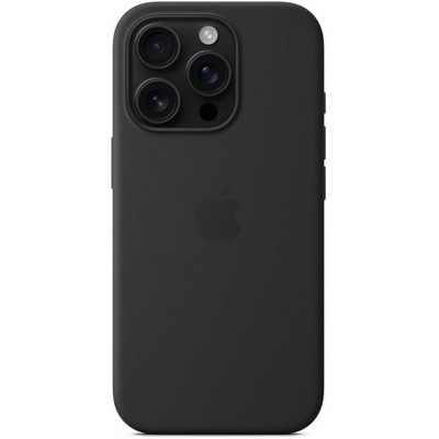Чехол Apple iPhone 16 Pro Silicone Case with MagSafe – Black - фото 43078