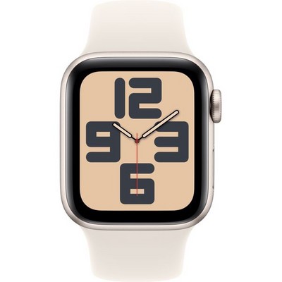 Умные часы Apple Watch SE 2024 GPS 40mm Starlight Aluminium Starlight Sport Band - фото 43542