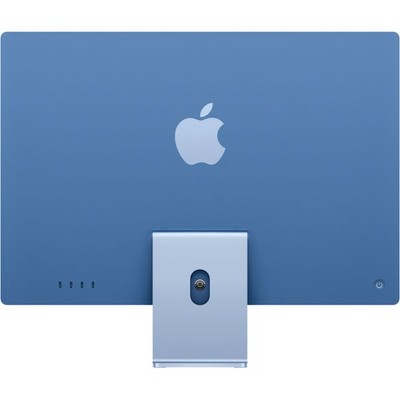 Моноблок Apple iMac 24" Retina 4,5K 2024 (M4, 10-Core CPU, 10-Core GPU, 24 Гб, 512 Гб SSD) MD2T4, синий - фото 44339