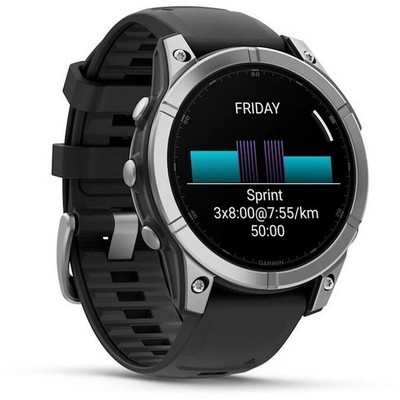 Умные часы Garmin Fenix E 47mm Amoled Silver 010-03025-00 - фото 44688