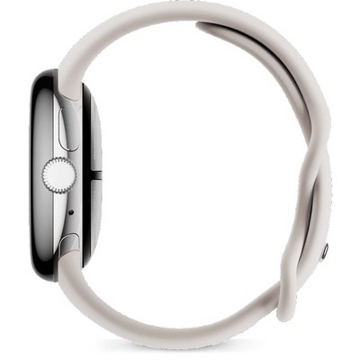 Умные часы Google Pixel Watch 2 LTE Polished Silver Case / Porcelain Active Band - фото 46090