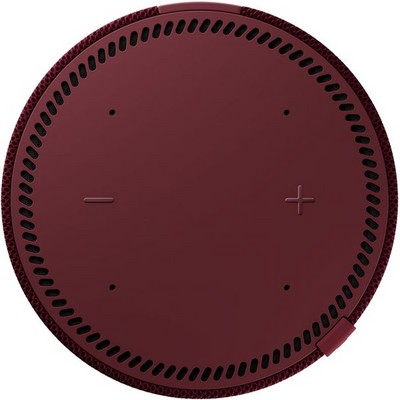 Умная колонка Яндекс Станция Мини (с часами), красный гранат - фото 46343