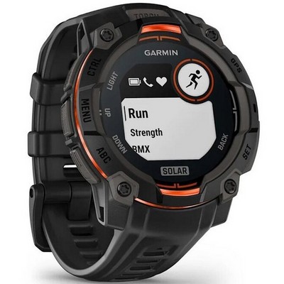 Умные часы Garmin Instinct 3 45 mm Solar Black 010-02934-00 - фото 46892