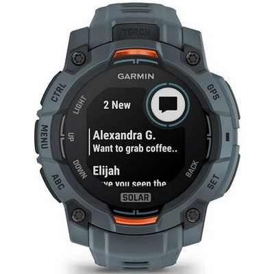 Умные часы Garmin Instinct 3 45 mm Solar Grey Twilight 010-02934-01 - фото 46977