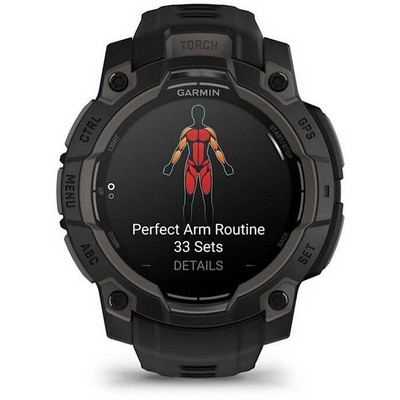 Умные часы Garmin Instinct 3 45 mm AMOLED Black 010-02936-00 - фото 46982