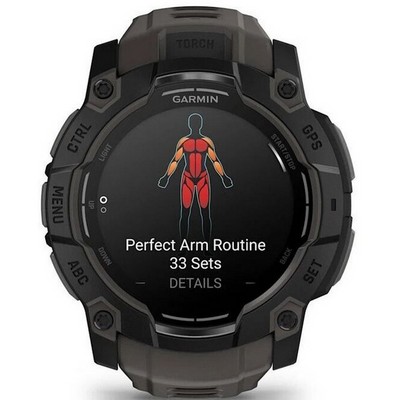 Умные часы Garmin Instinct 3 50 mm AMOLED Black 010-03020-00 - фото 46989
