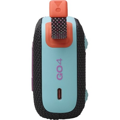 Портативная акустика JBL Go 4 Black and Orange - фото 48641
