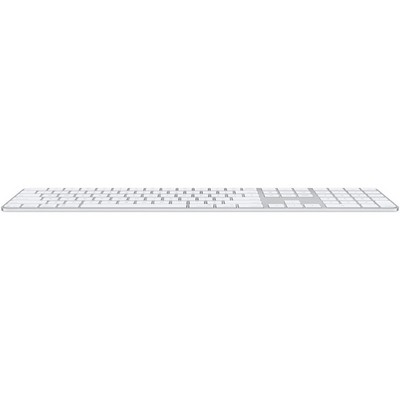Беспроводная клавиатура Apple Magic Keyboard с Touch ID и цифровой панелью (USB-C), белый - фото 48788