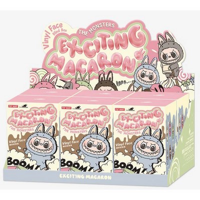 LABUBU Exciting Macaroon Vynil Face Blind Box x6 - фото 48977