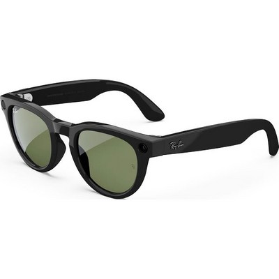 Умные очки Ray-Ban Headliner Shiny Black/ Green - фото 49818