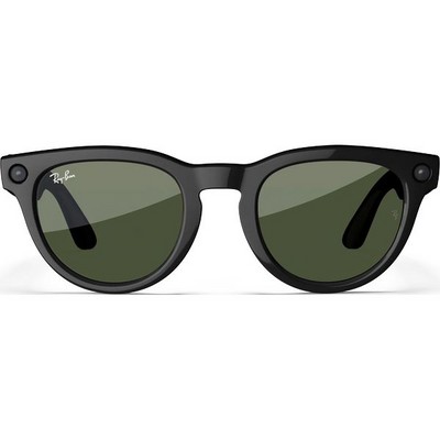 Умные очки Ray-Ban Headliner Shiny Black/ Green - фото 49819