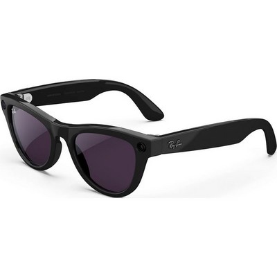 Умные очки Ray-Ban Skyler Shiny Black/ Clear to Amethyst Transitions - фото 49836
