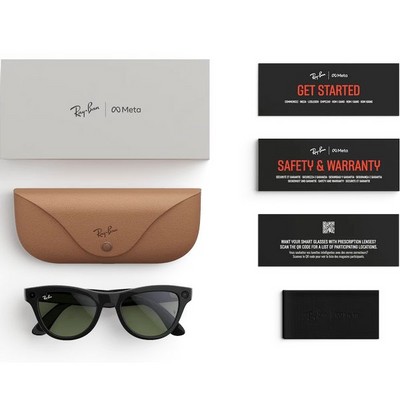 Умные очки Ray-Ban Skyler Shiny Black/ Green - фото 49846