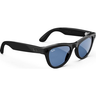 Умные очки Ray-Ban Skyler Shiny Black/ Tint to Cerulean Blue Transitions - фото 49856