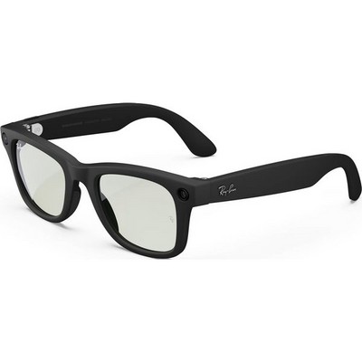Умные очки Ray-Ban Wayfarer RW4008 Matte Black/ Clear to Graphite Green Transitions - фото 53315