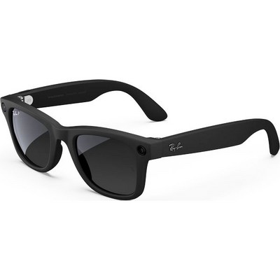 Умные очки Ray-Ban Wayfarer Matte Black/ Gradient Graphite Polarized - фото 49884