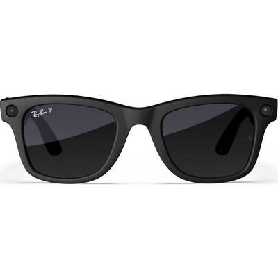 Умные очки Ray-Ban Wayfarer RW4006 Matte Black/ Gradient Graphite Polarized - фото 49885