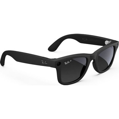 Умные очки Ray-Ban Wayfarer RW4006 Matte Black/ Gradient Graphite Polarized - фото 49886