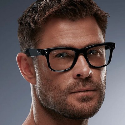 Умные очки Ray-Ban Wayfarer RW4008 Shiny Black/ Clear - фото 53338