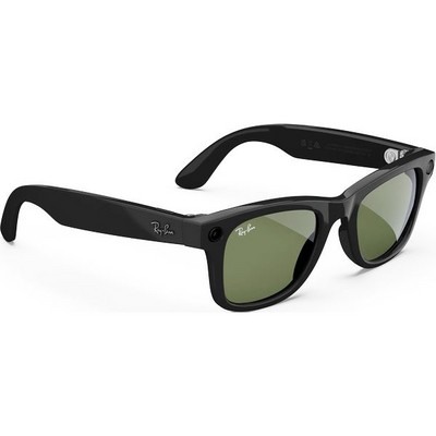 Умные очки Ray-Ban Wayfarer RW4006 Shiny Black/ Green - фото 49904