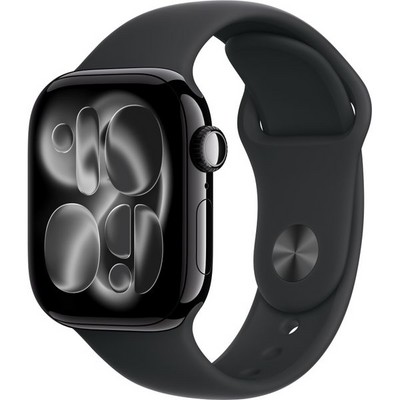 Умные часы Apple Watch Series 11, 42 mm, Jet Black Aluminium Black Sport Band - фото 51918