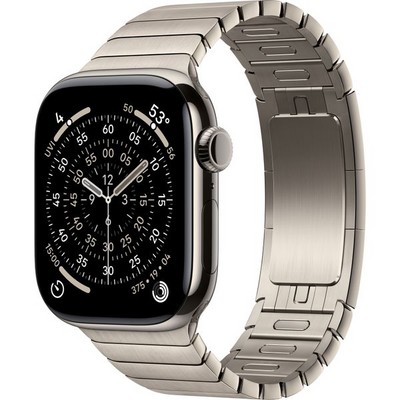Умные часы Apple Watch Series 11, 42 mm, Natural Titanium Link Bracelet - фото 52095