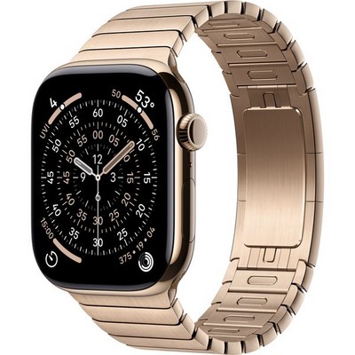 Умные часы Apple Watch Series 11, 46 mm, Gold Titanium Link Bracelet - фото 52116