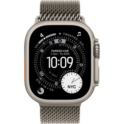 Умные часы Apple Watch Ultra 3, 49 mm, S/M/L Natural Titanium Milanese Loop - фото 52294