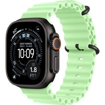 Умные часы Apple Watch Ultra 3, 49 mm, Black Ocean Band Neon Green - фото 52314