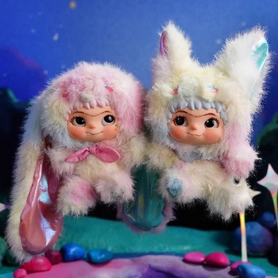 Wakuku Fuzzy V2 Fox Bunny Trick Or Treat Blind Box - фото 52445