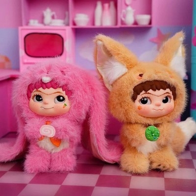 Wakuku Fuzzy V2 Fox Bunny Trick Or Treat Blind Box - фото 52446