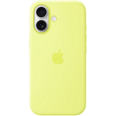 Чехол Apple iPhone 17 Silicone Case with MagSafe Neon Yellow - фото 53216